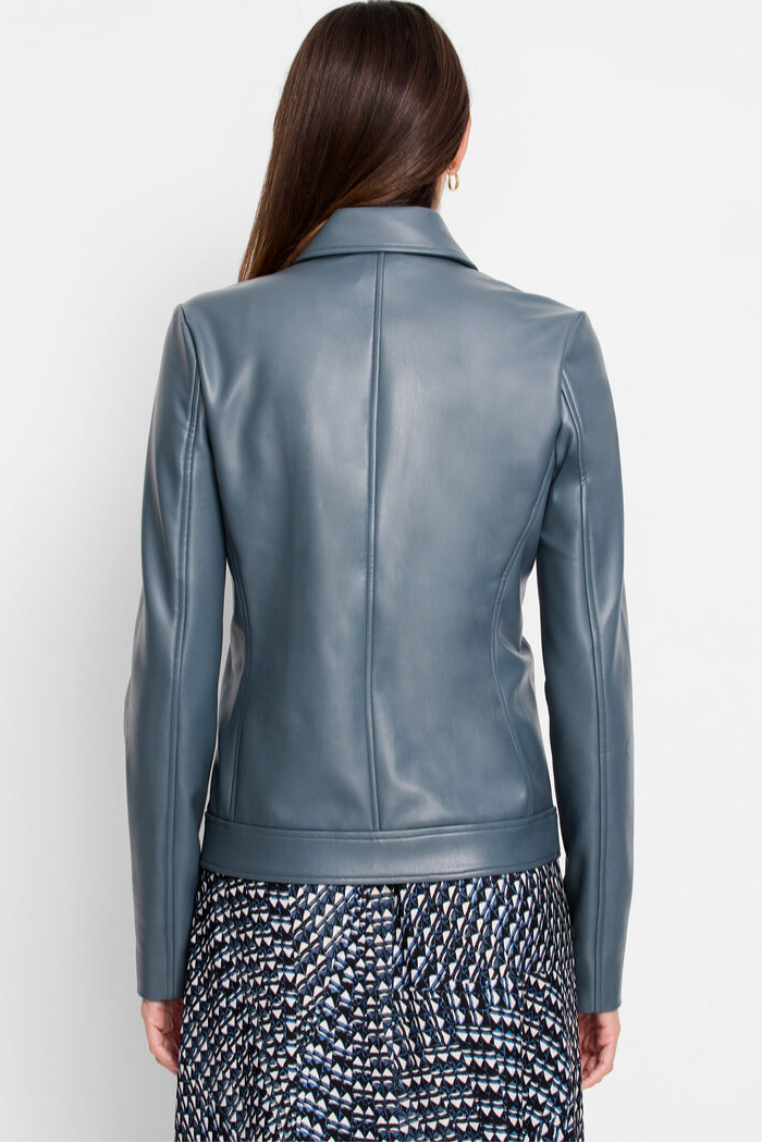 Faux Leather Downtown Jacket