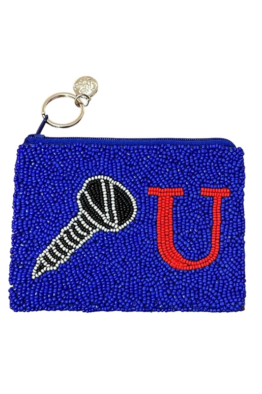 Screw Beaded Coin Purse