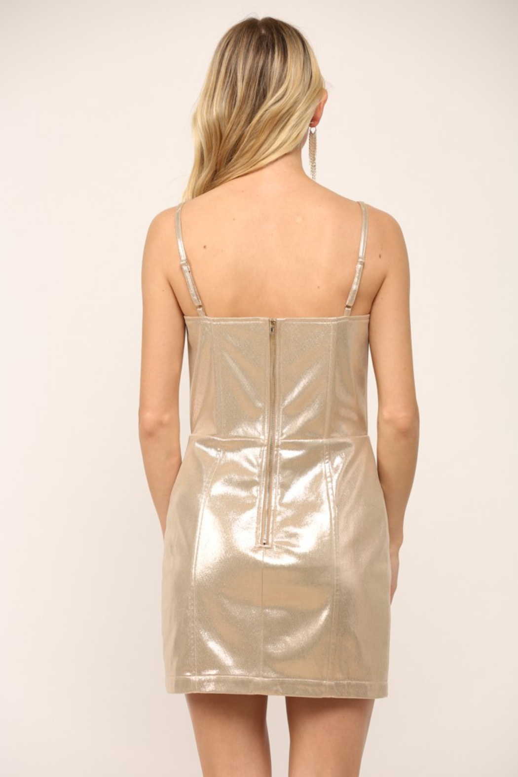 S/L Corset Met Mini Dress