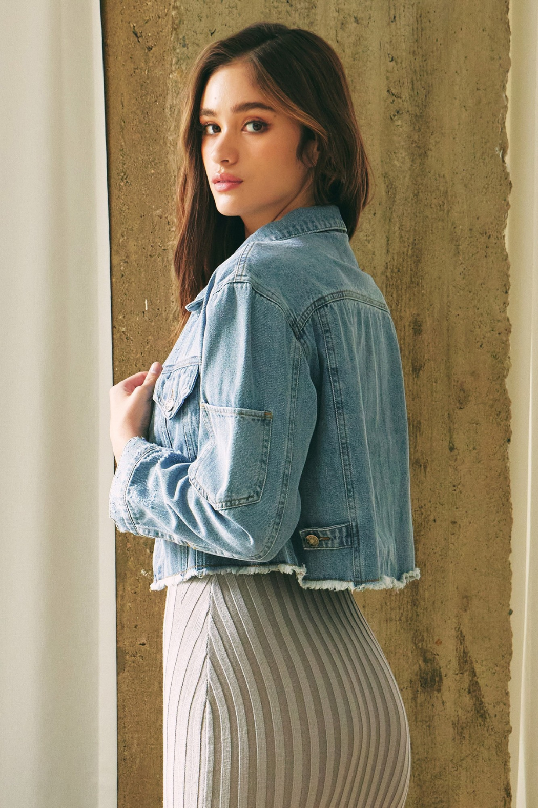 Cropped Denim Jacket