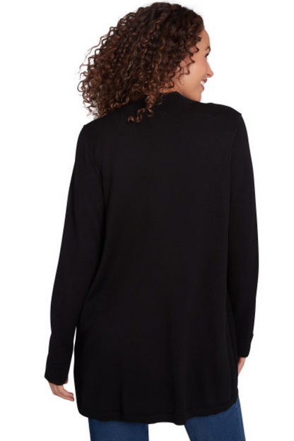 CARDIGAN OPEN FRONT LS