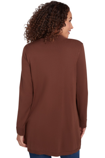 CARDIGAN OPEN FRONT LS