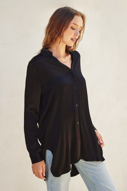 L/S Button Front Top