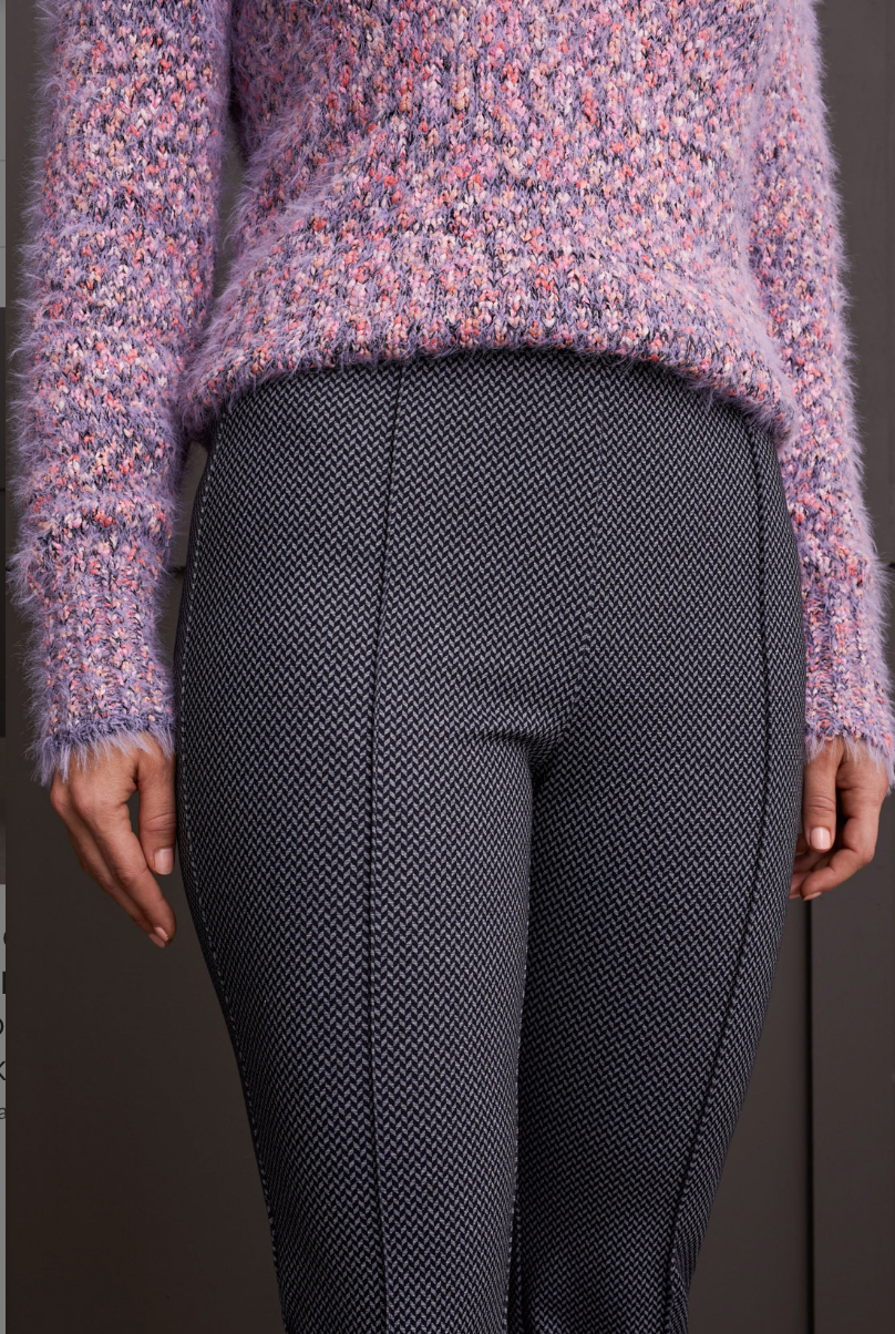 Pull On Ankle Pant - Sapphire