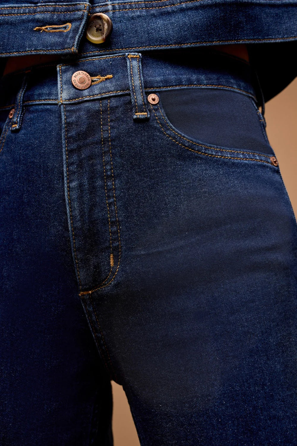 Brooke High Rise Palazzo Jean - Dk. Denim