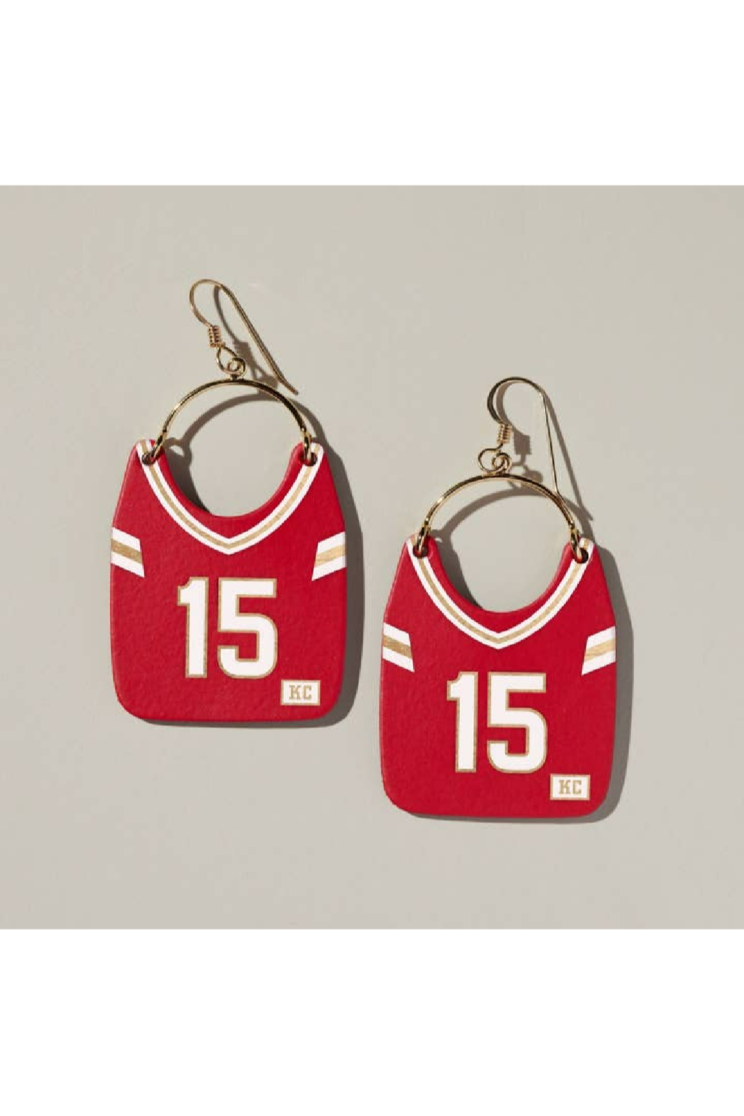 Kansas City Jersey Earring #15