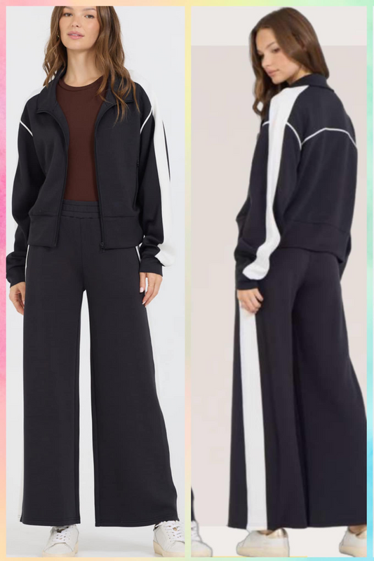 Colorblock Fleece Zip Up