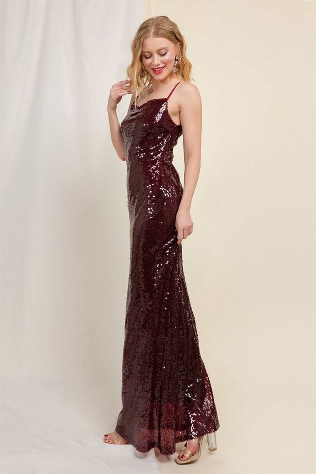 S/L Sequin Gown