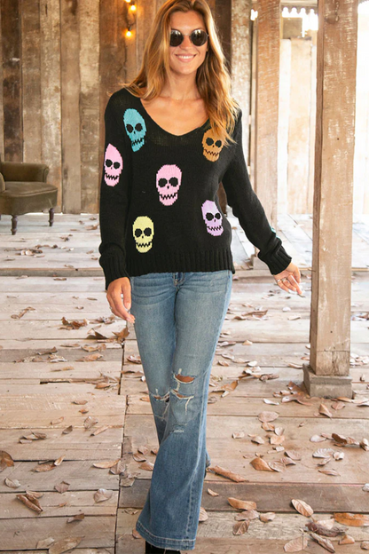Multiple Skulls V Cotton