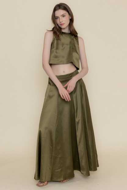 High Waist Maxi Skirt