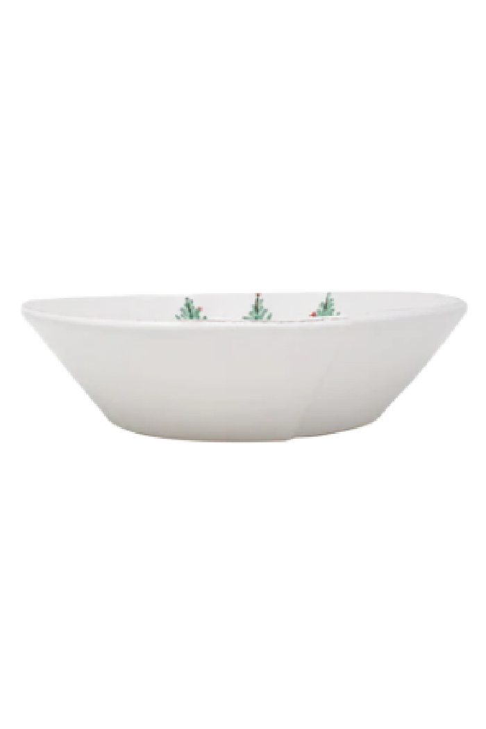 LASTRA HOLIDAY SHALLOW SERVING BOWL-LARGE