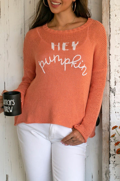 Hey Pumpkin Crew Sweater