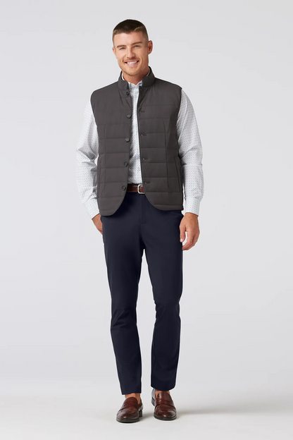 Aspen Vest - Pewter Solid