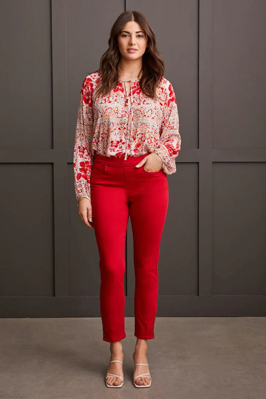 COMFORT STRETCH PULL-ON ANKLE PANT