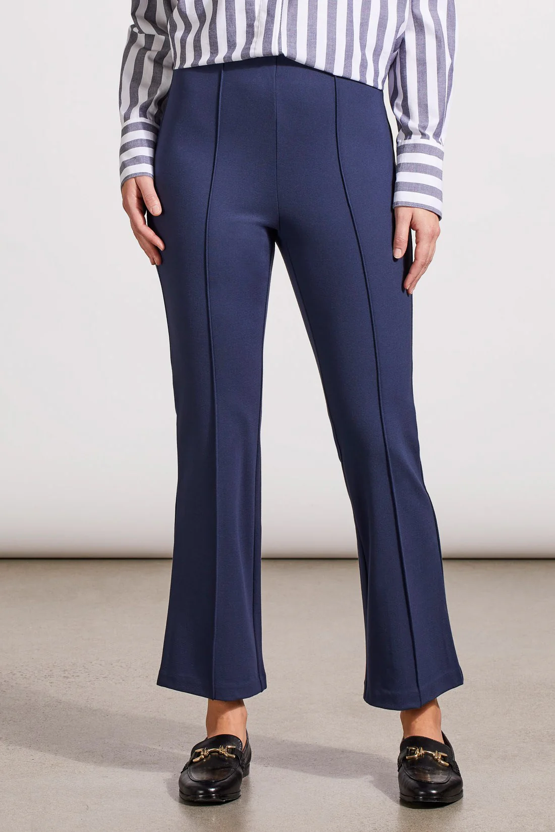 PONTE PULL-ON 28 INCH BOOTCUT TROUSERS