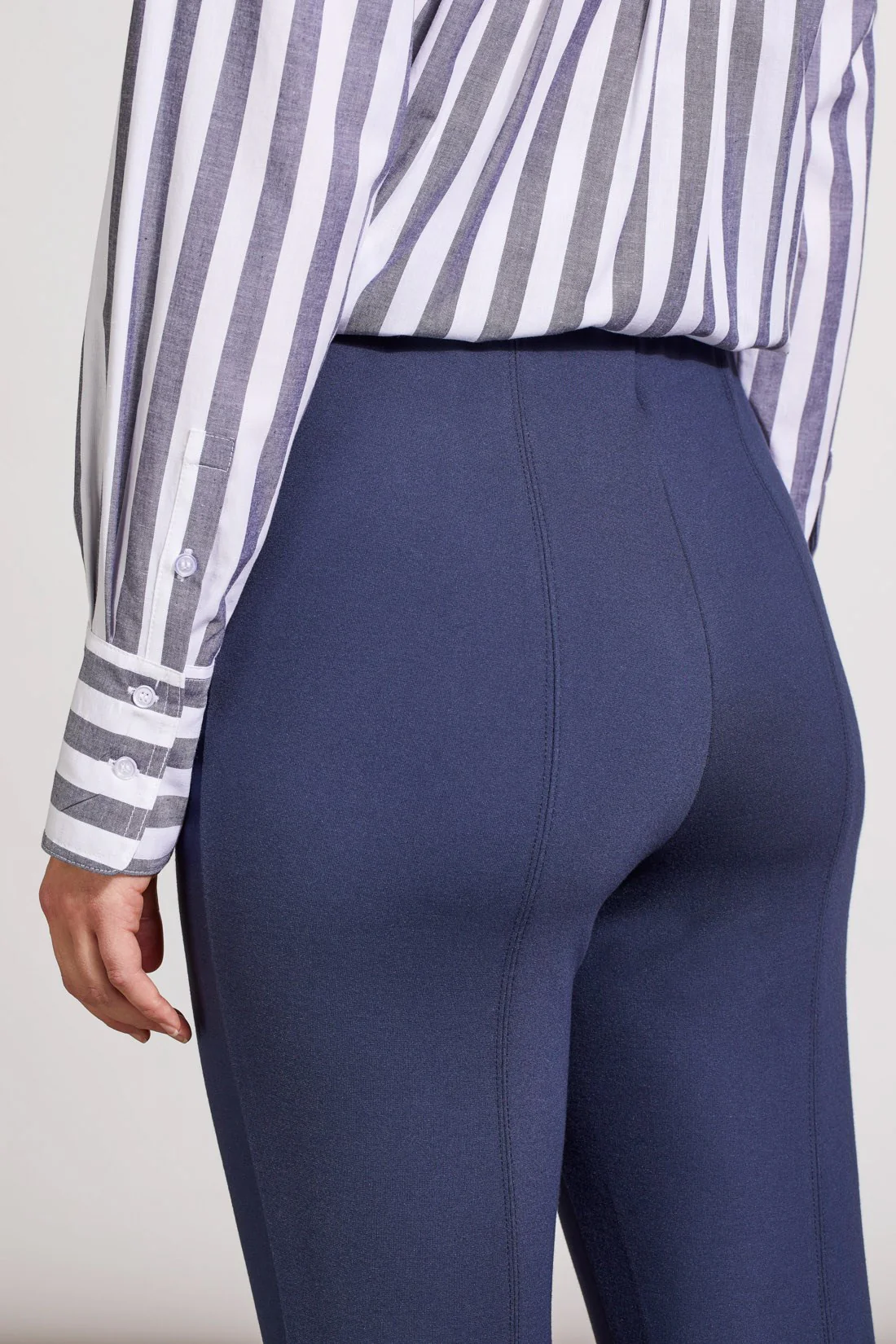 PONTE PULL-ON 28 INCH BOOTCUT TROUSERS