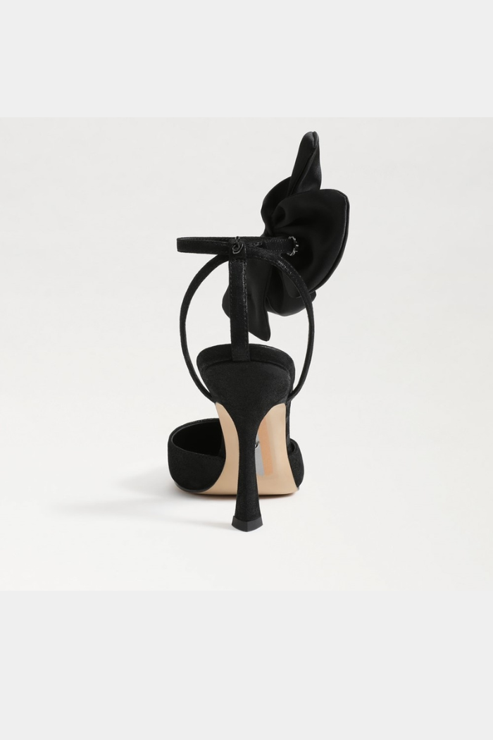 Halie Bow Heel- Black