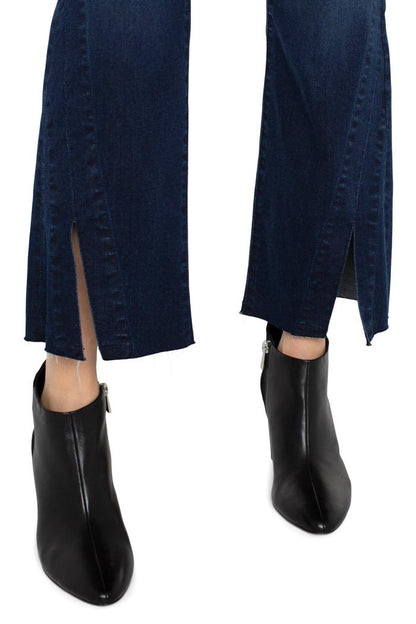 gia glider crop flare twisted seam 27in ins
