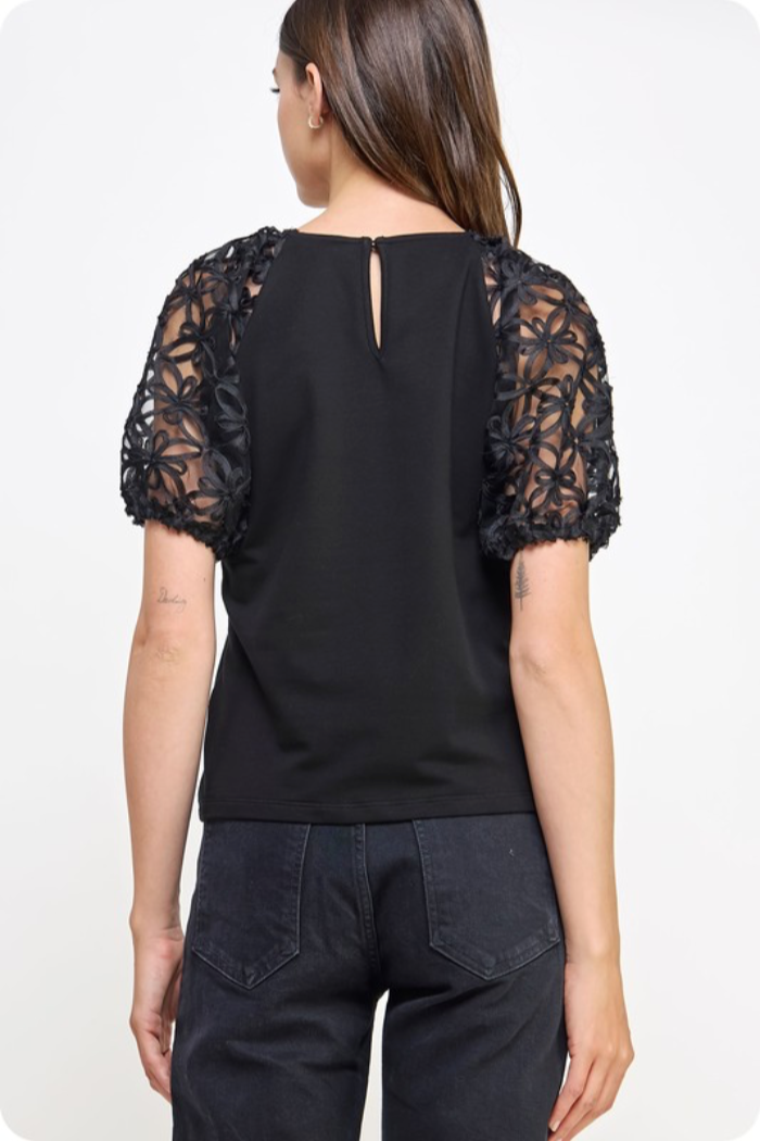 Floral Sleeve Top