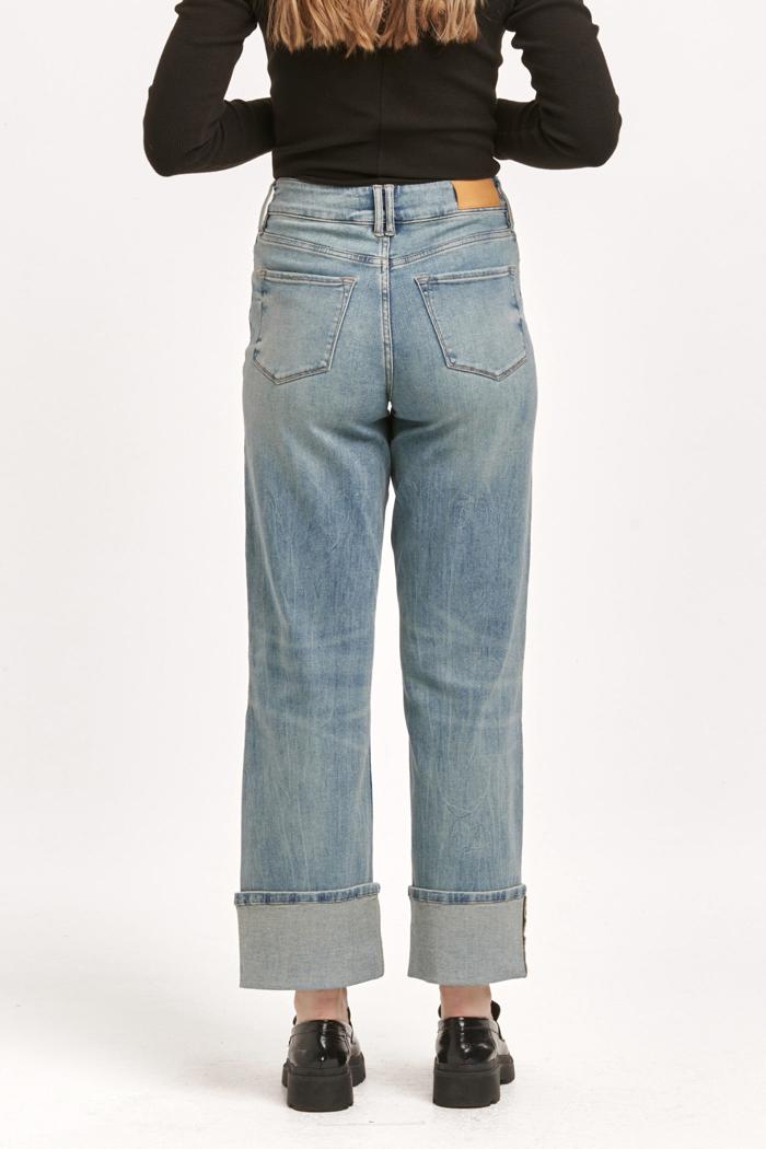 Holly Super High Rise Rolled Cuff Jeans