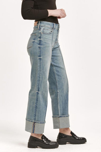 Holly Super High Rise Rolled Cuff Jeans