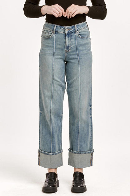 Holly Super High Rise Rolled Cuff Jeans