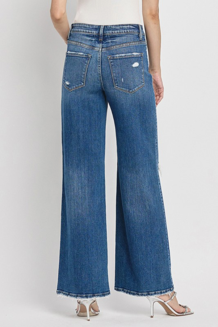 High Rise Wide Leg Jeans