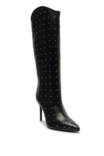 Maryana Studded Pointed Toe Boot