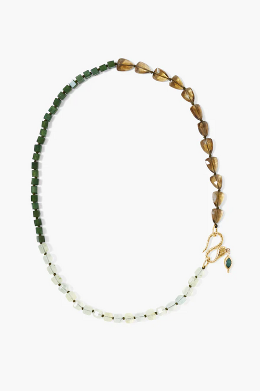 Naomi Necklace - Green Mix