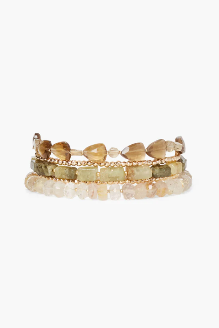 Kenai Naked Wrap Bracelet - Natural Mix