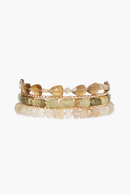 Kenai Naked Wrap Bracelet - Natural Mix