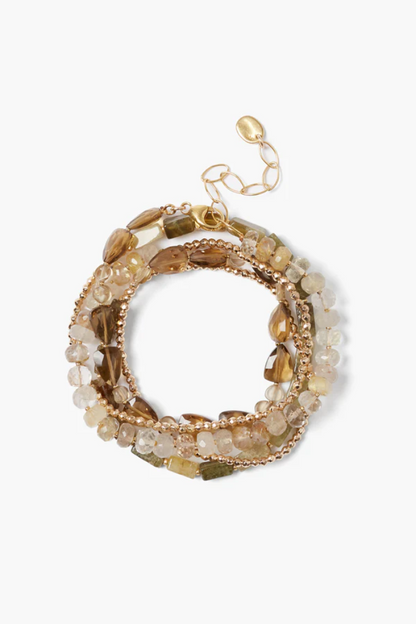 Kenai Naked Wrap Bracelet - Natural Mix