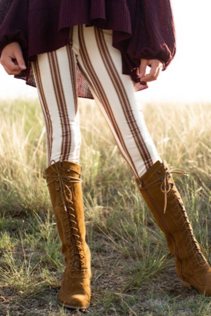 Girl's Victoria Legging in Stripe