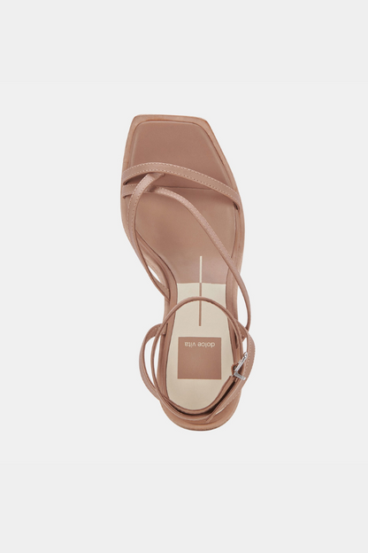 Gemini Wedges - Cafe Leather