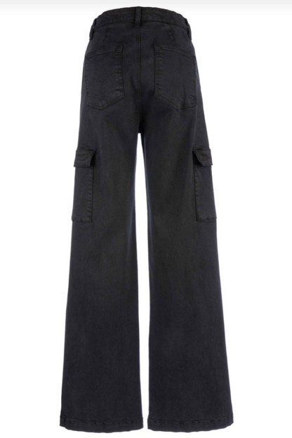 Miller High Rise Wide Leg - Black