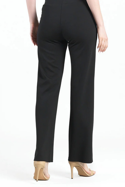 Ponte Knit Loose Leg Pocket Pant