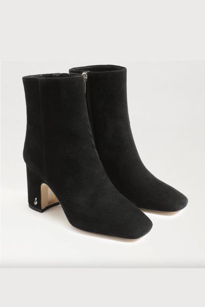 Fawn Ankle Bootie - Suede Black