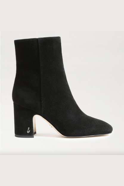 Fawn Ankle Bootie - Suede Black