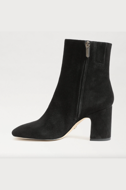 Fawn Ankle Bootie - Suede Black