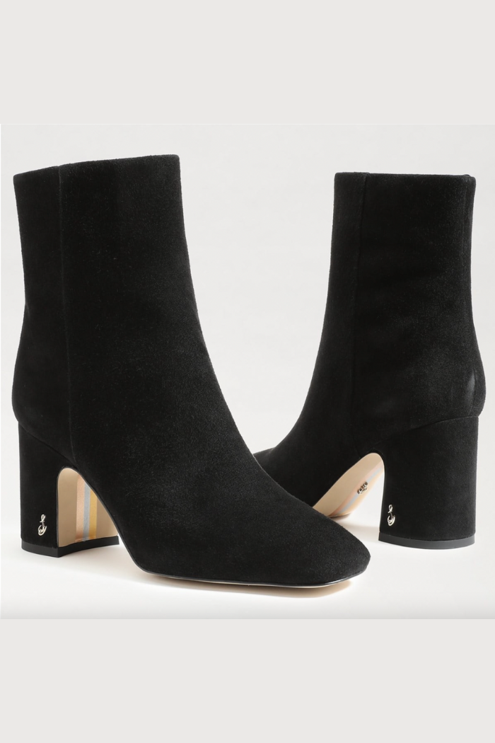 Fawn Ankle Bootie - Suede Black