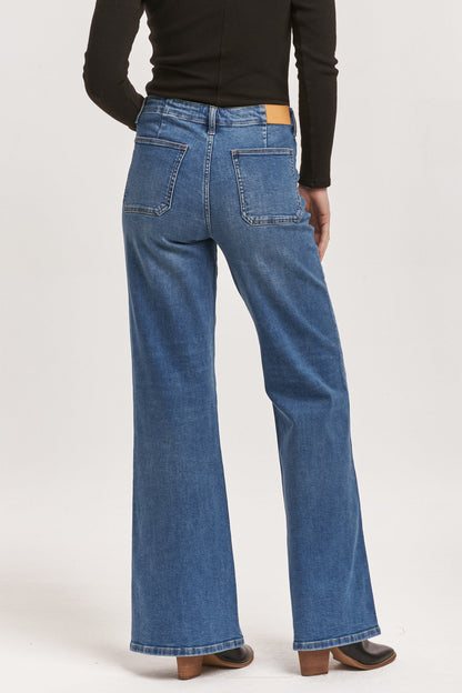 James Super High Rise Wide Leg Jean