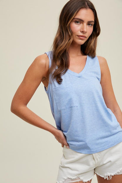 Slub Knit Relaxed Crop Tank