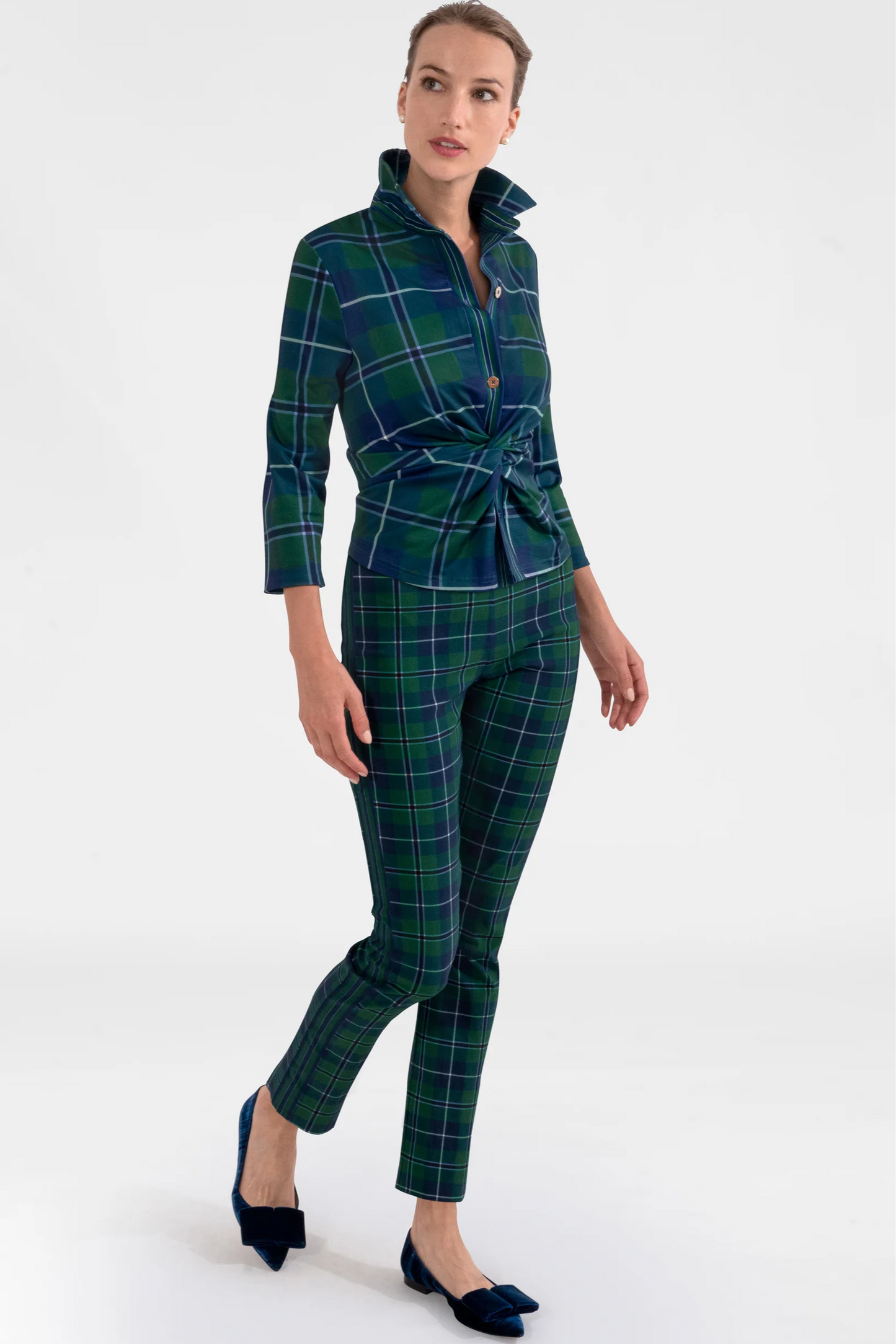 Twist & Shout Top - Melville Tartan