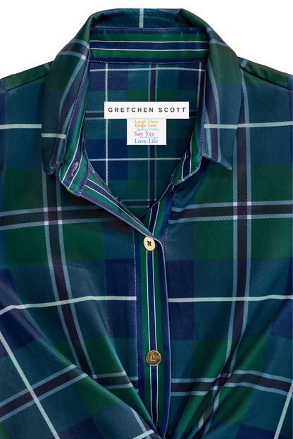 Twist & Shout Top - Melville Tartan
