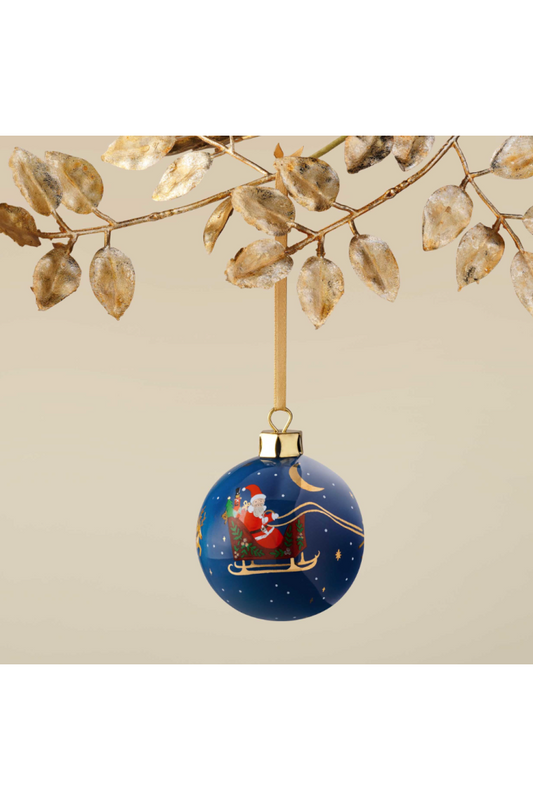 CHRISTMAS DELIVERY PORCELAIN ORNAMENT