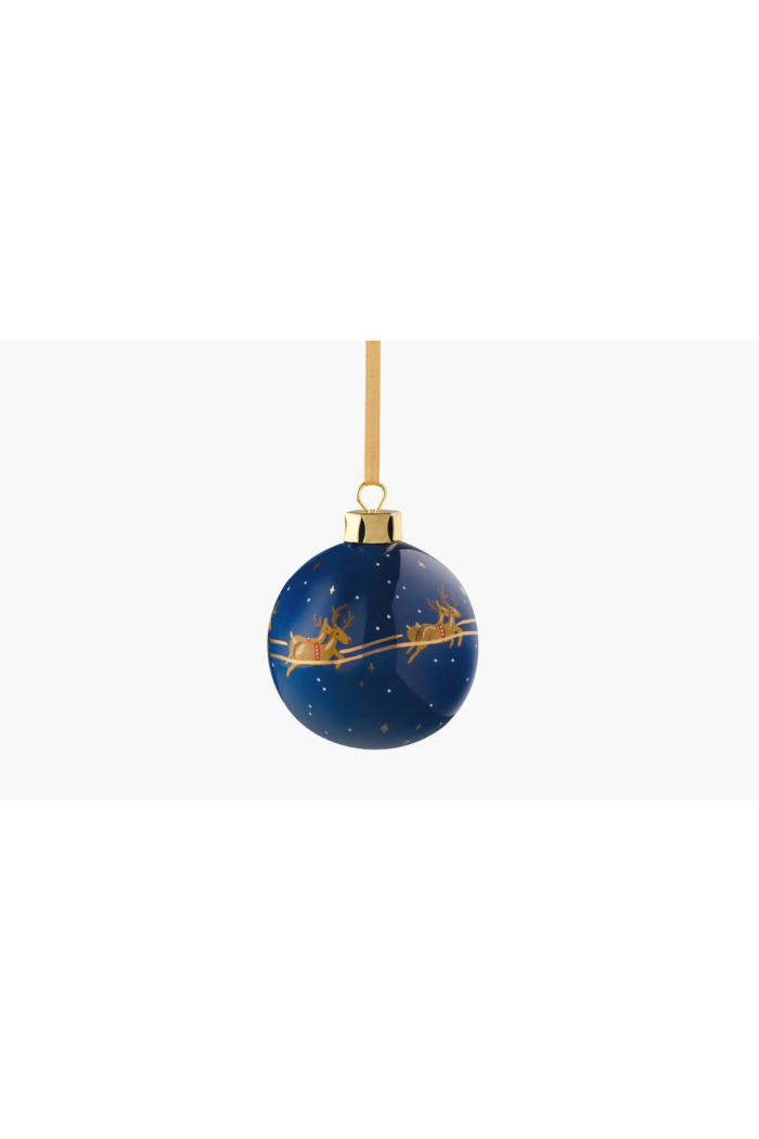 CHRISTMAS DELIVERY PORCELAIN ORNAMENT