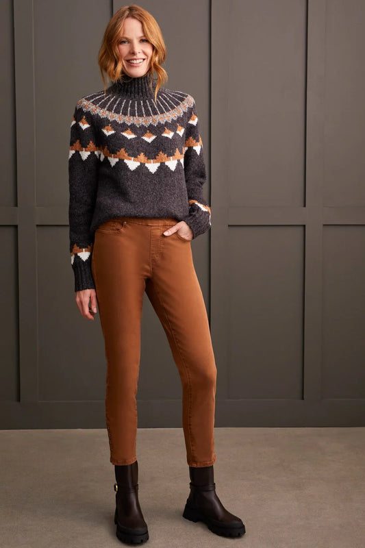 COMFORT STRETCH PULL-ON ANKLE PANT
