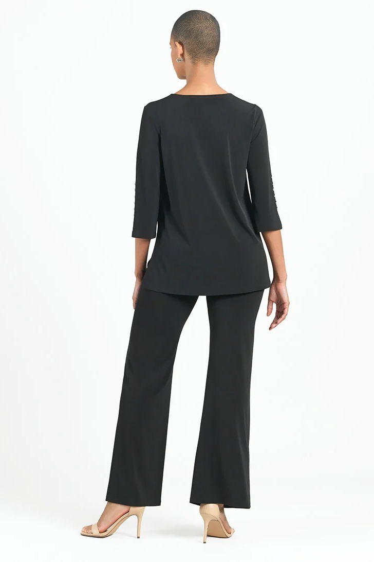 Pearl Cuff asymmetrical hi low tunic