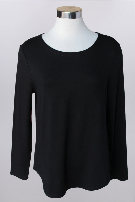 long sleeve crew neck top