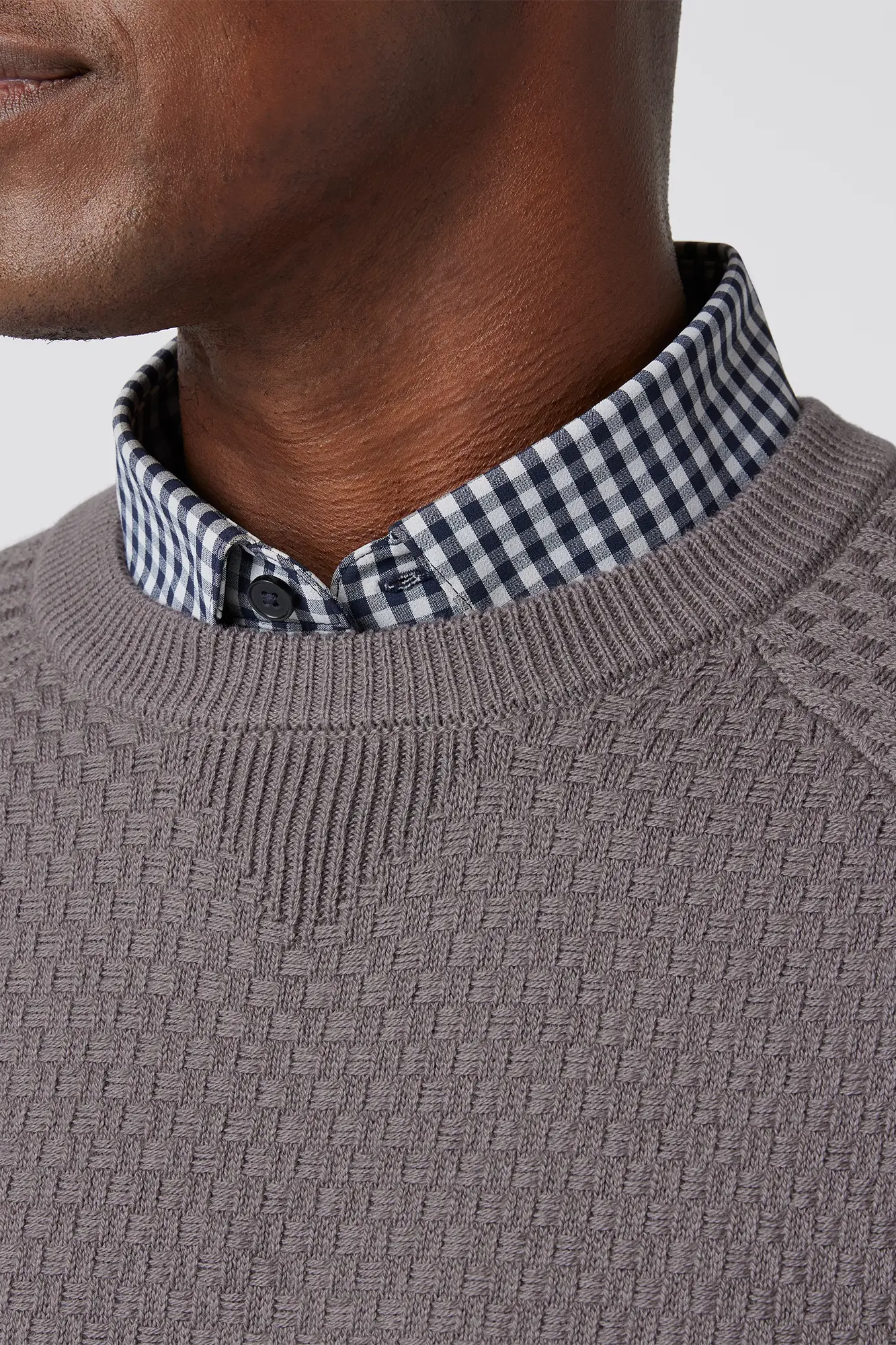 Hillcrest Crewneck - Nickel Solid